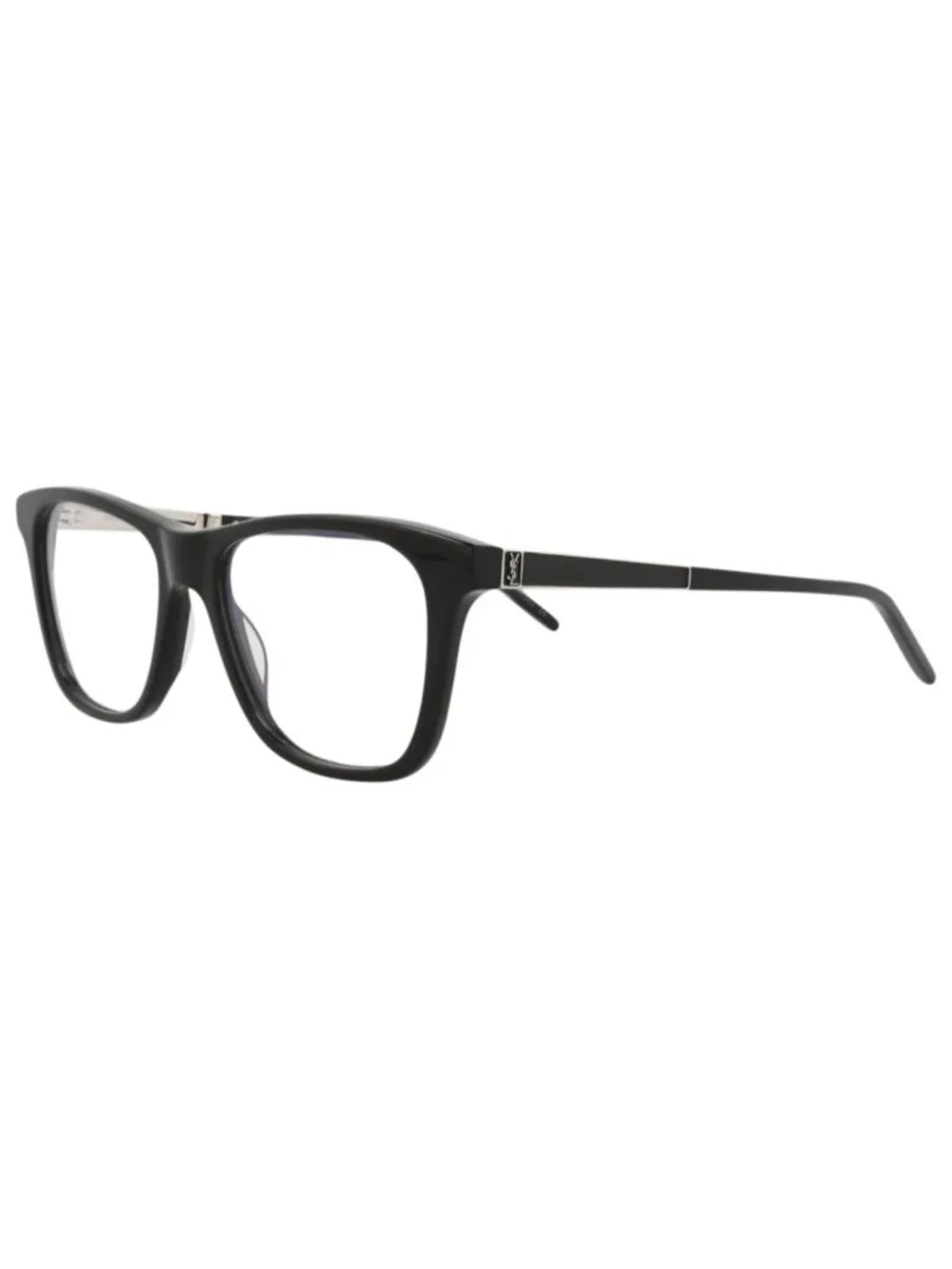 New Saint Laurent Women's Eyeglasses Square Rectangle Acetate Frame Unisex Black